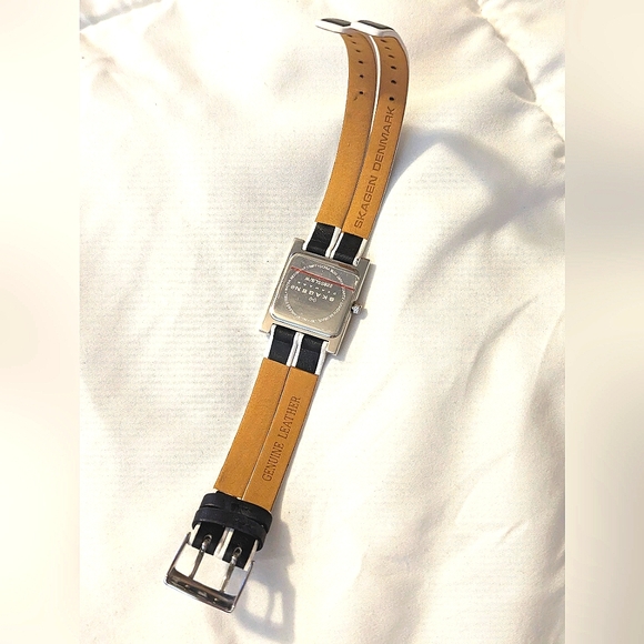 Skagen Denmark leather watch